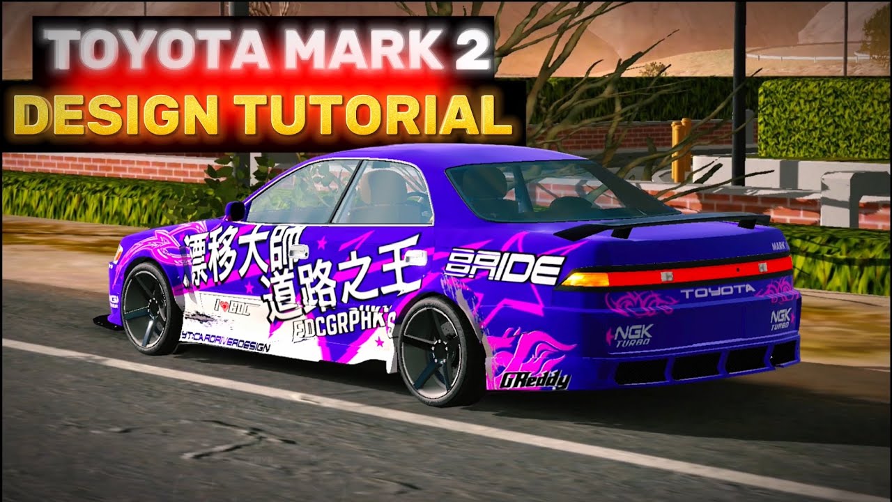 BEST TOYOTA MARK 2 DRIFT LIVERY DESIGN TUTORIAL | CAR PARKING MULTIPLAYER NEW UPDATE