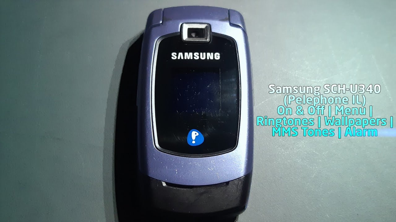 Samsung SCH-U340 (Pelephone IL) On & Off | Menu | Ringtones | Wallpapers | MMS Tones | Alarm