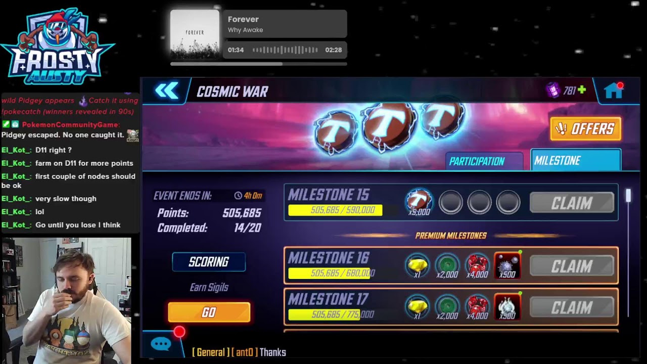 Your favorite F2P cries for 3 hours...!bits !drops