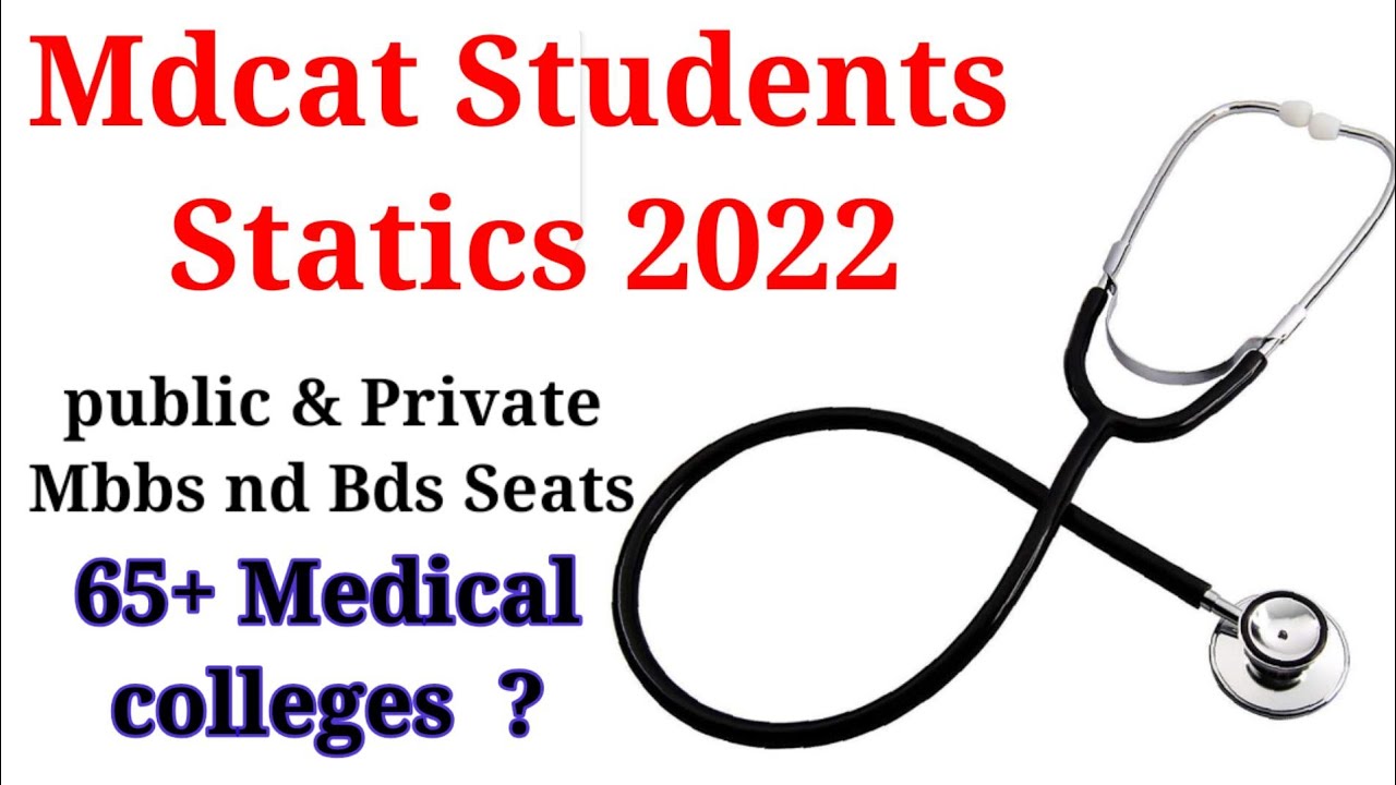 MDCAT test statistics 2022\\public mbbs and bds seats in punjab\\uhs mdcat 2022