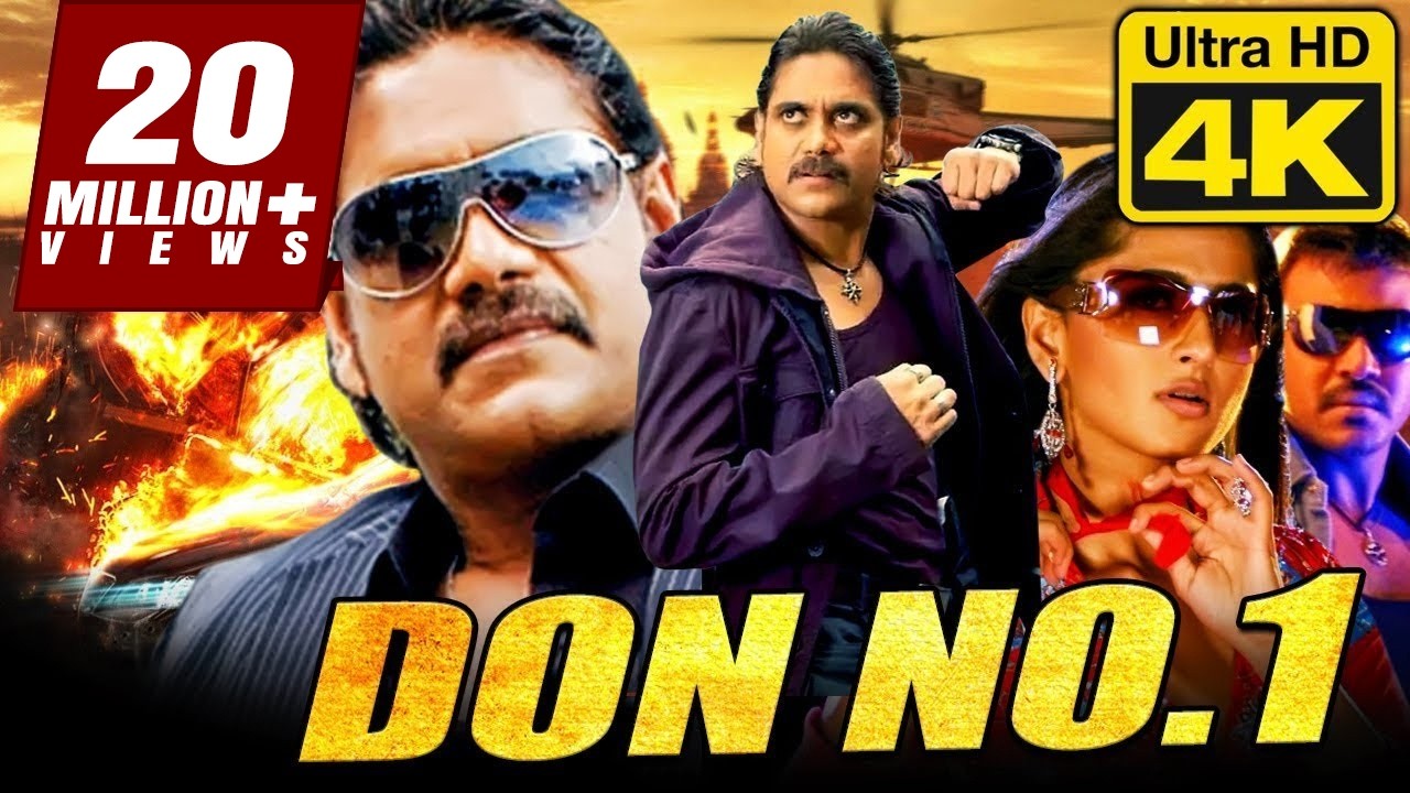 Don No. 1 - डॉन नंबर वन (4K ULTRA HD) Action Hindi Dubbed Full Movie | Nagarjuna, Anushka Shetty