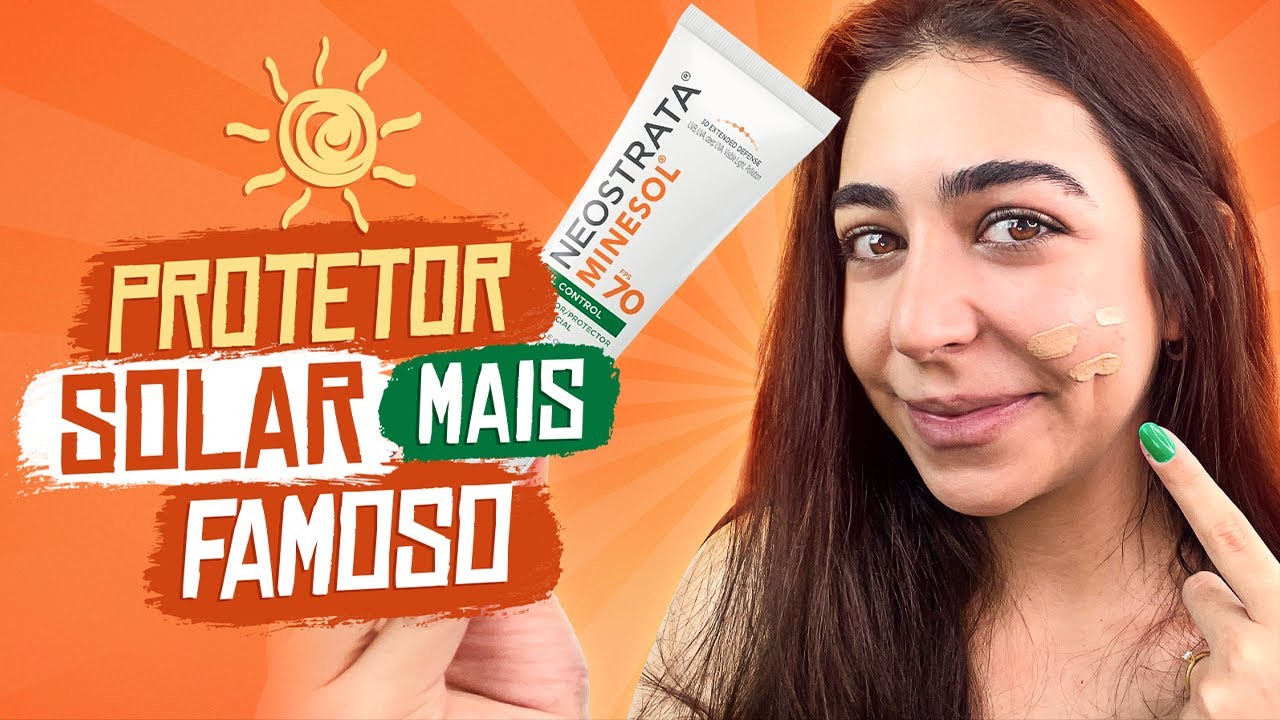 TESTANDO O PROTETOR SOLAR NEOSTRATA MINESOL