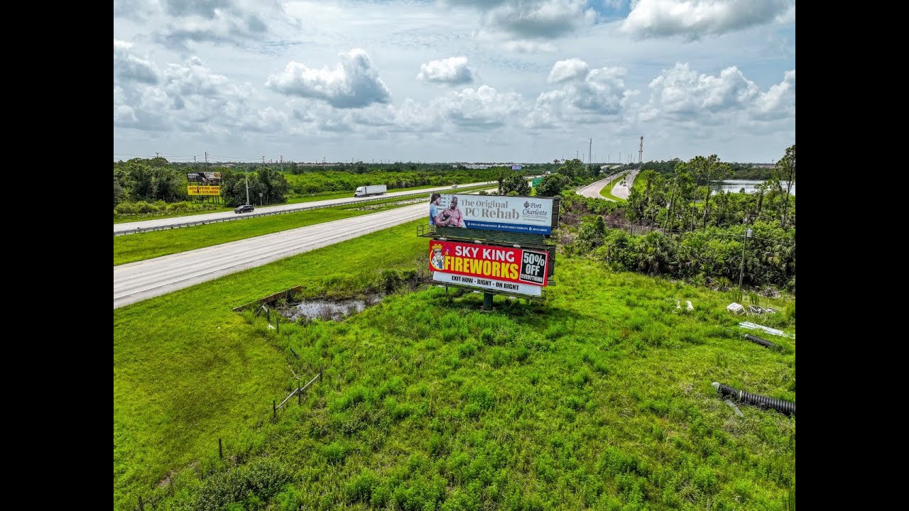 For Sale | Veterans Blvd & I-75 | Lake Suzy, FL 33954 | Billboard Sign Directly Facing I-75
