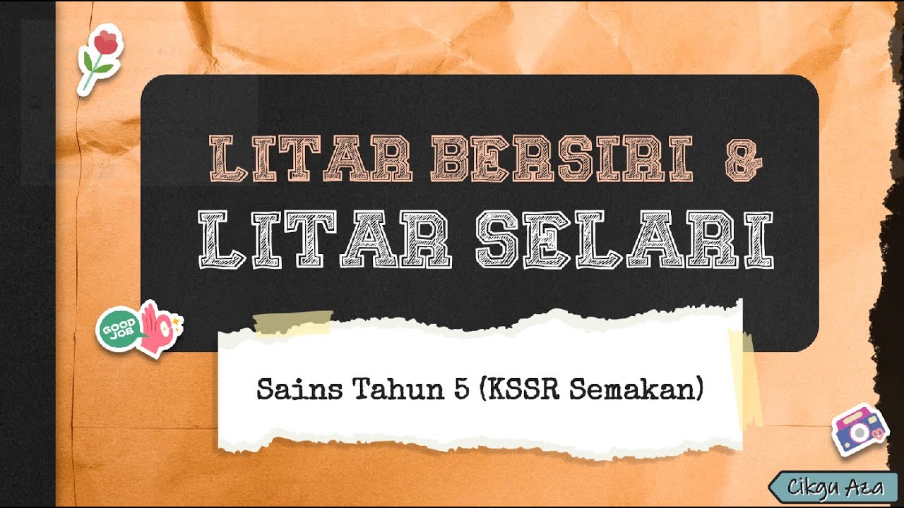 Sains Tahun 5 : Litar Bersiri & Litar Selari