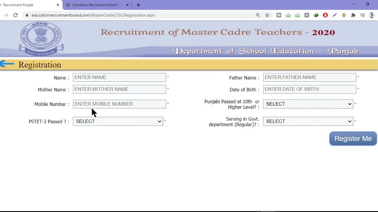 master cadre Correction Panel Regarding || Coorection Do or  Not Done In Master Cadre 2020