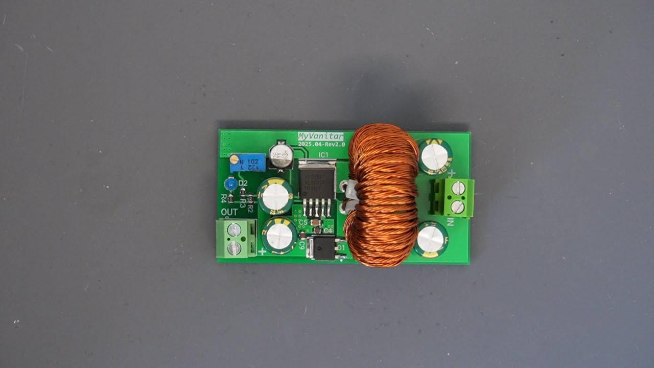 DIY Buck Boost Converter using XL6019 (Bifilar Choke)
