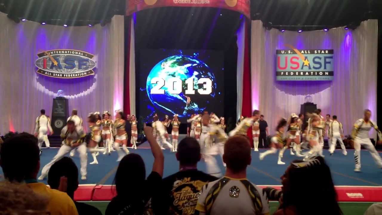 The Cheerleading Worlds 2013 Top Gun All-Stars Senior Large Coed Level 5