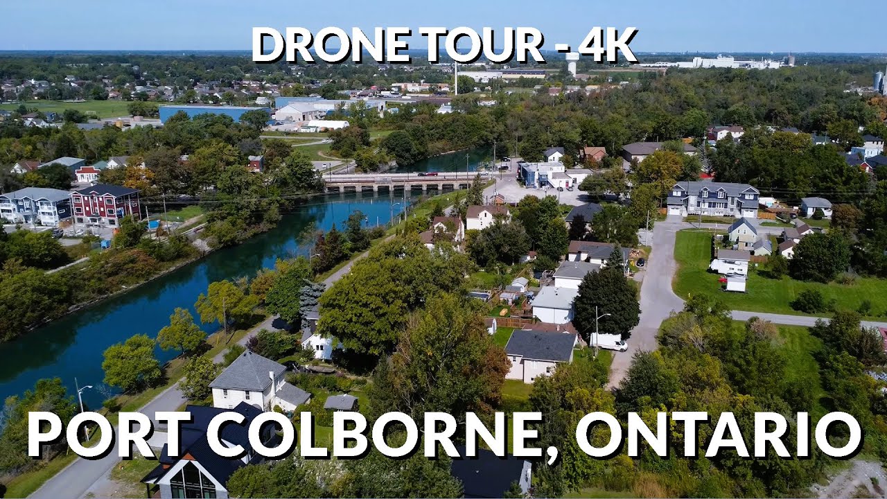 🛩️ Port Colborne Unveiled: Aerial Spectacle 🌊 