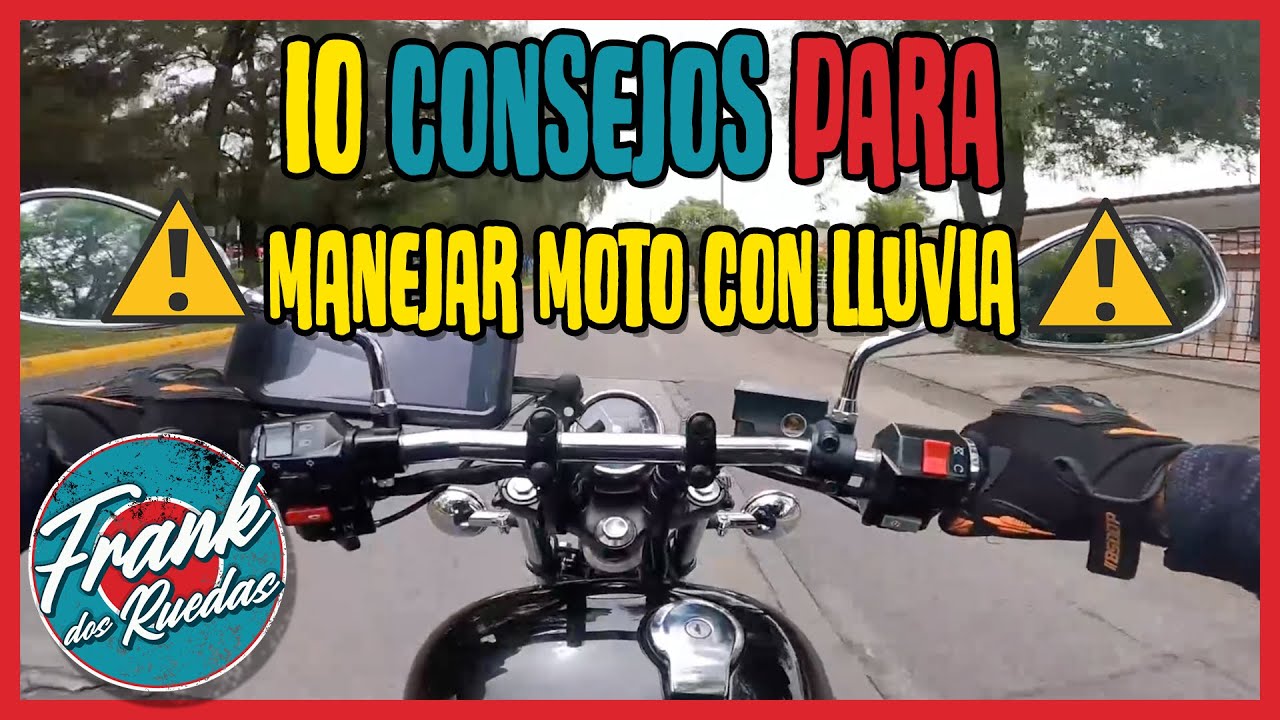 10 TIPS para MANEJAR MOTOCICLETA en la LLUVIA | CONSEJOS PARA MANEJAR MOTO EN LLUVIA