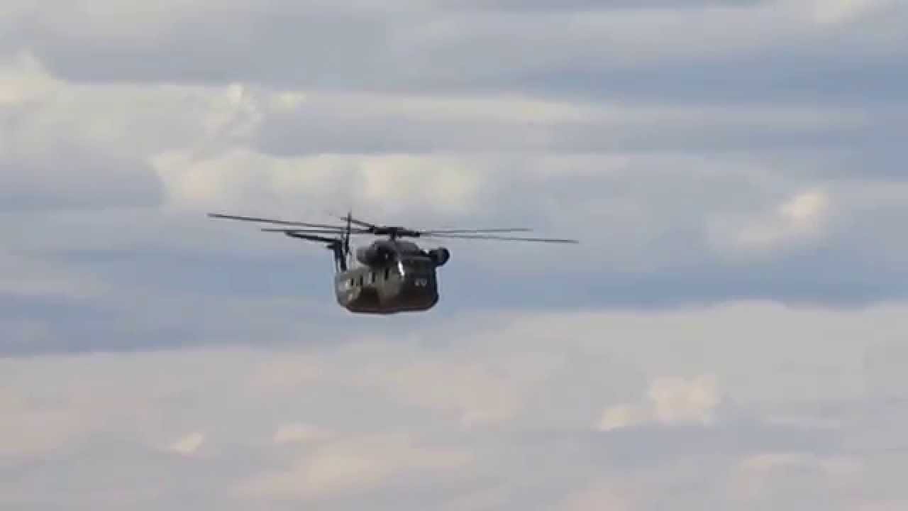RC Turbine Powered CH-53A Helicopter Flight & Crash