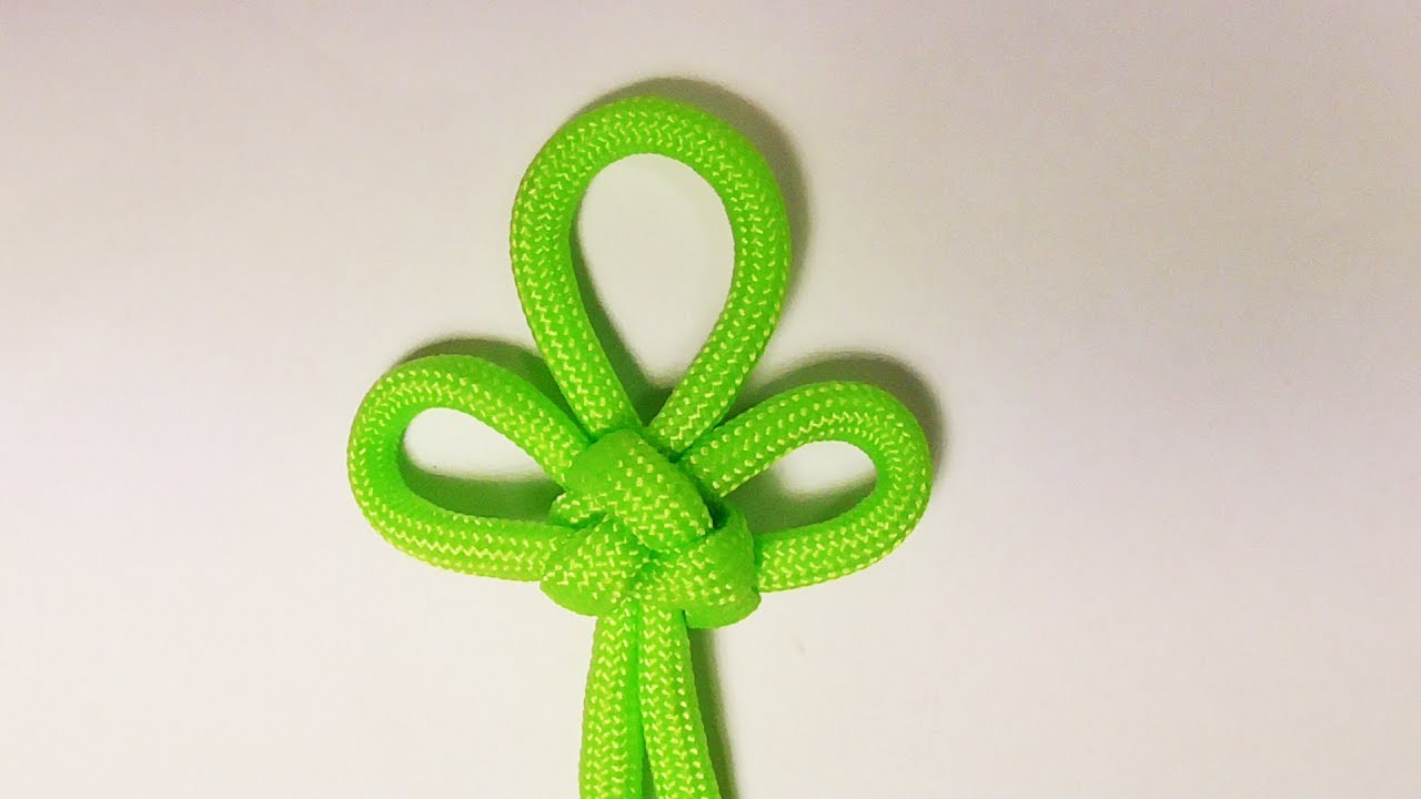 "How To Tie The Clover Diamond Knot"