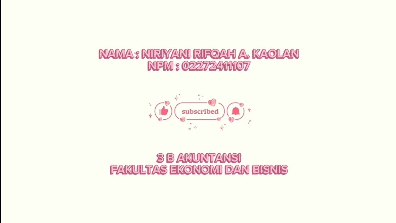 Niriyani Rifqah A. Kaolan |Ekonomi Syariah |Teori Keuangan dan Perbankan Syariah