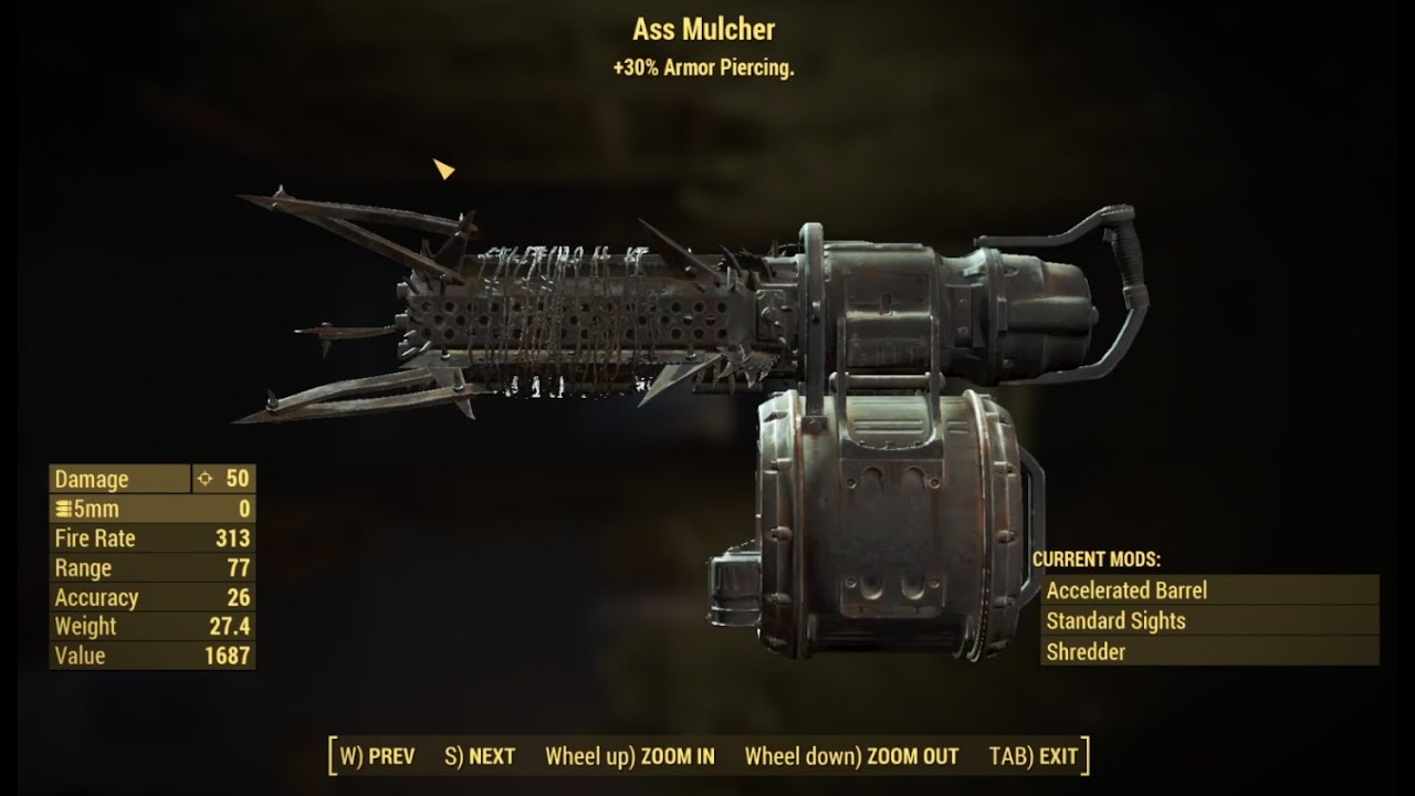 Recreating the Chainsaw in Fallout 4