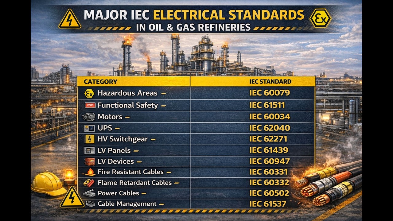 Electrical Standards for Oil & Gas Projects – IEC Overview