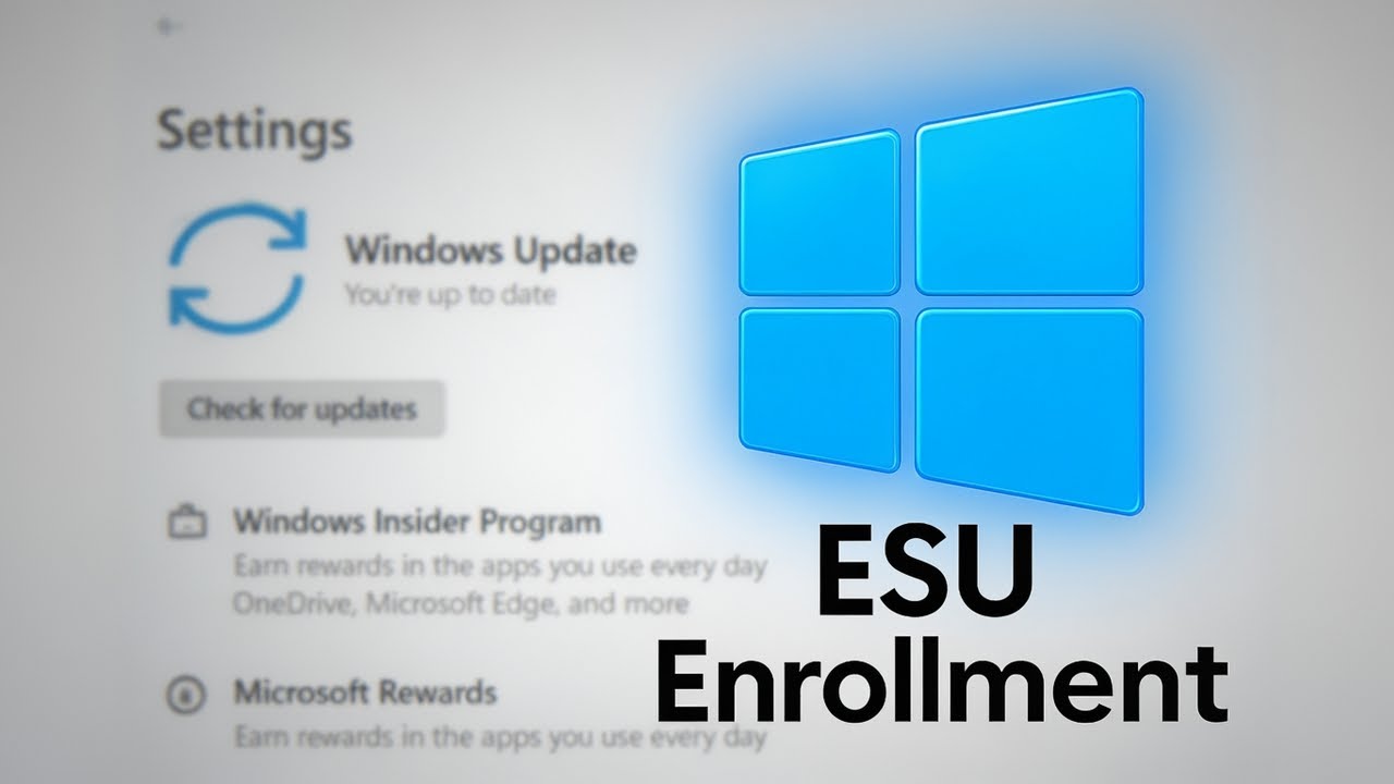 Как зарегистрировать Windows 10 ESU с помощью баллов Microsoft Rewards | Расширенные обновления б...