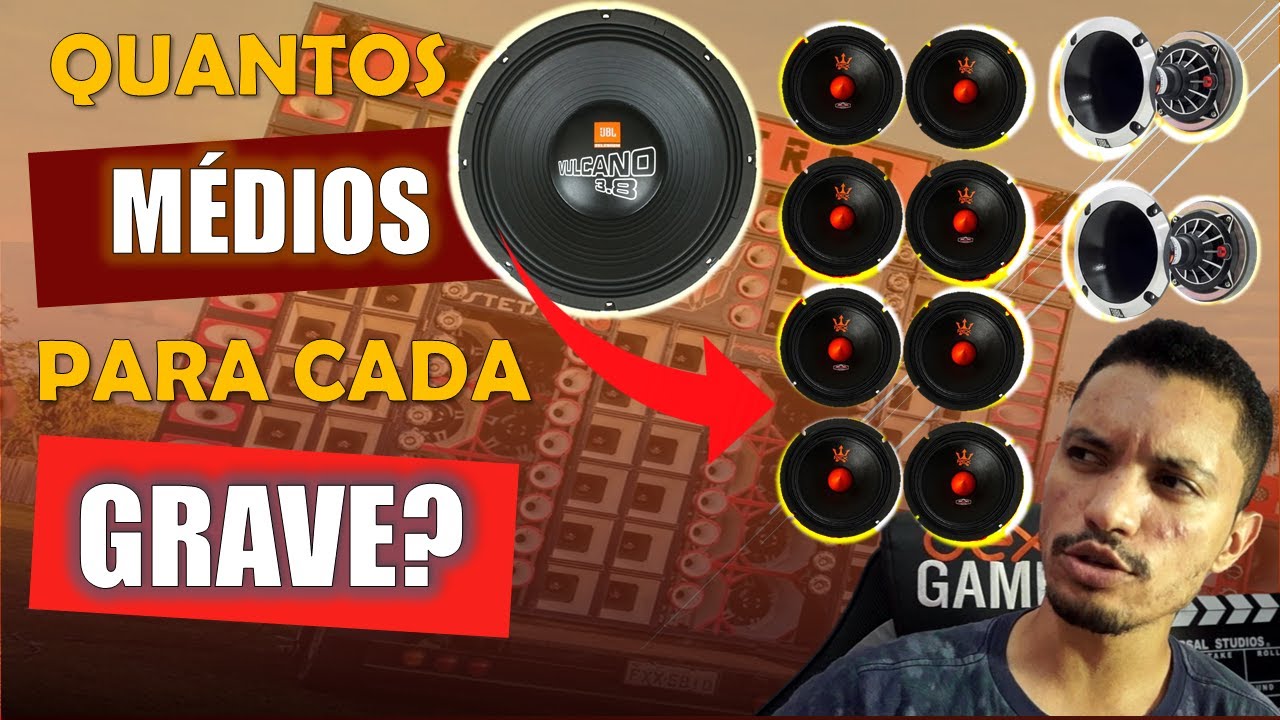 Quantos m&eacute;dios para cada grave? E agudos tamb&eacute;m | HENRIQUE SANTOS - SOM E PROJETOS DICAS EXATAS
