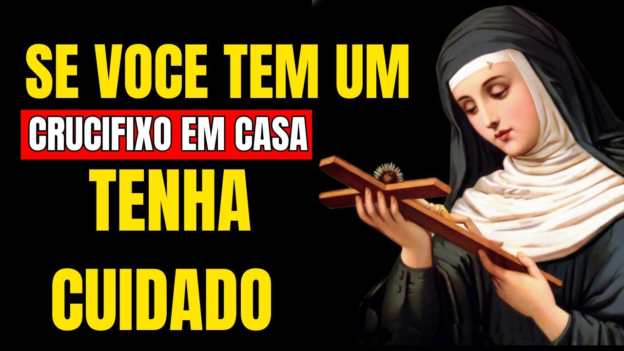 Ter uma CRUZ em CASA causa isso (poucos sabem)  Santa Rita