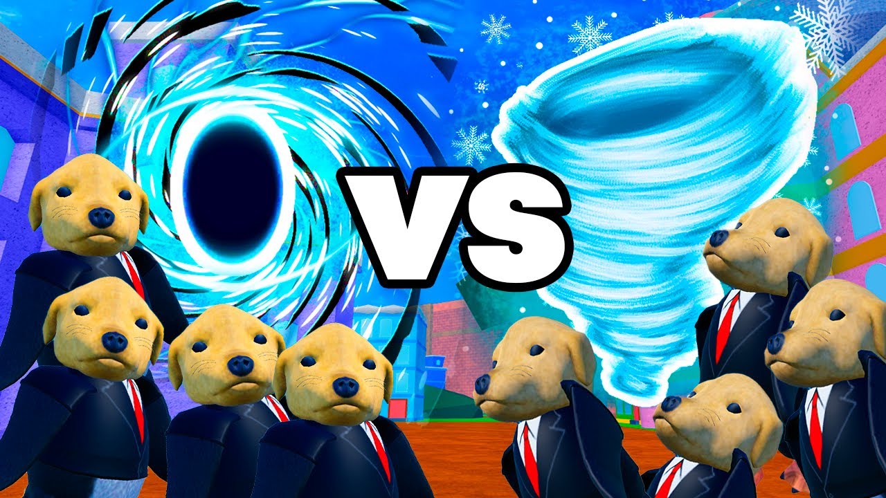 4 PORTALS VS 4 BLIZZARDS - DUELO DE FRUTAS #bloxfruits #gnorendog
