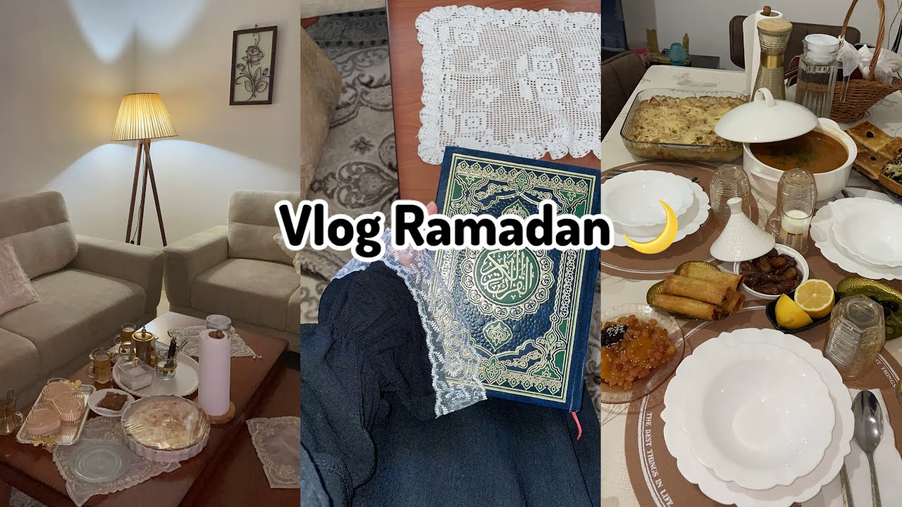 Vlog ramadan🌙يوم من يومياتي ف رمضان وصفات سهلة وبسيطة كيفاش نوفق بين التربية و العبادة