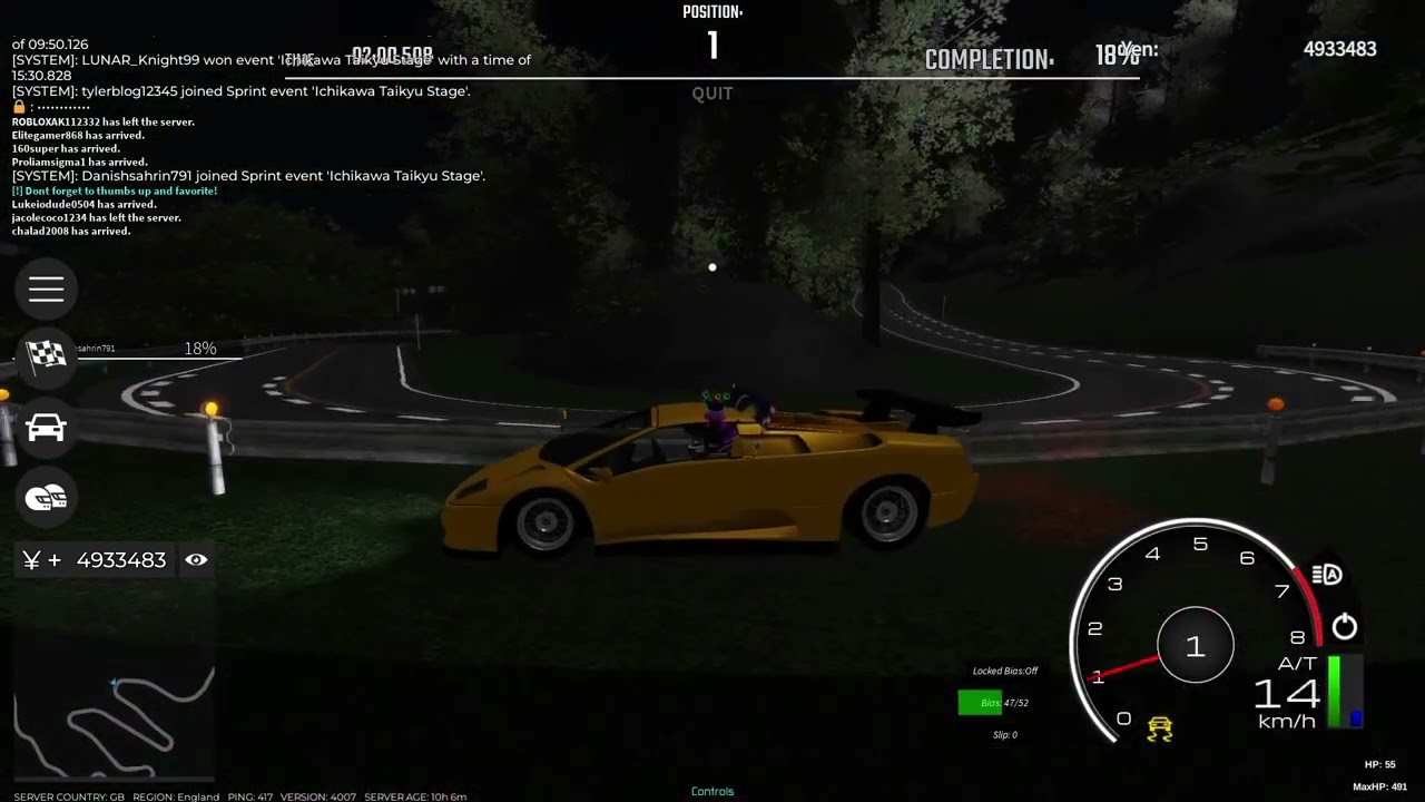 That's how to escape the guardrail when you get stuck