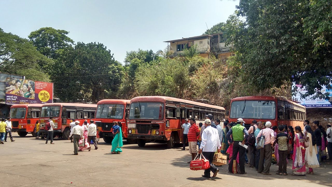 SANGAMESHWAR ST STAND - MSRTC BUSES SANGAMESHWAR, RATNAGIRI | KONKAN | ST BUSES MAHARASHTRA