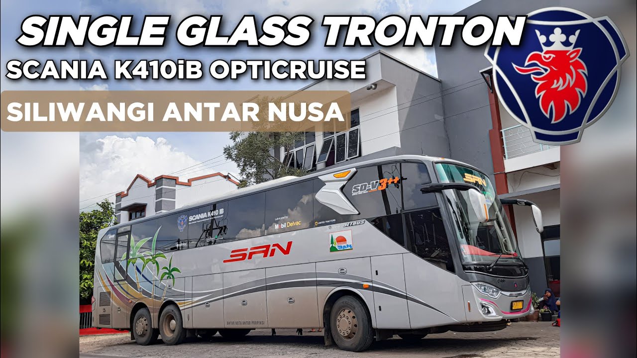 Review Bus Terbaru Nya PO SAN || Jetbus 3+ SHD Single Glass