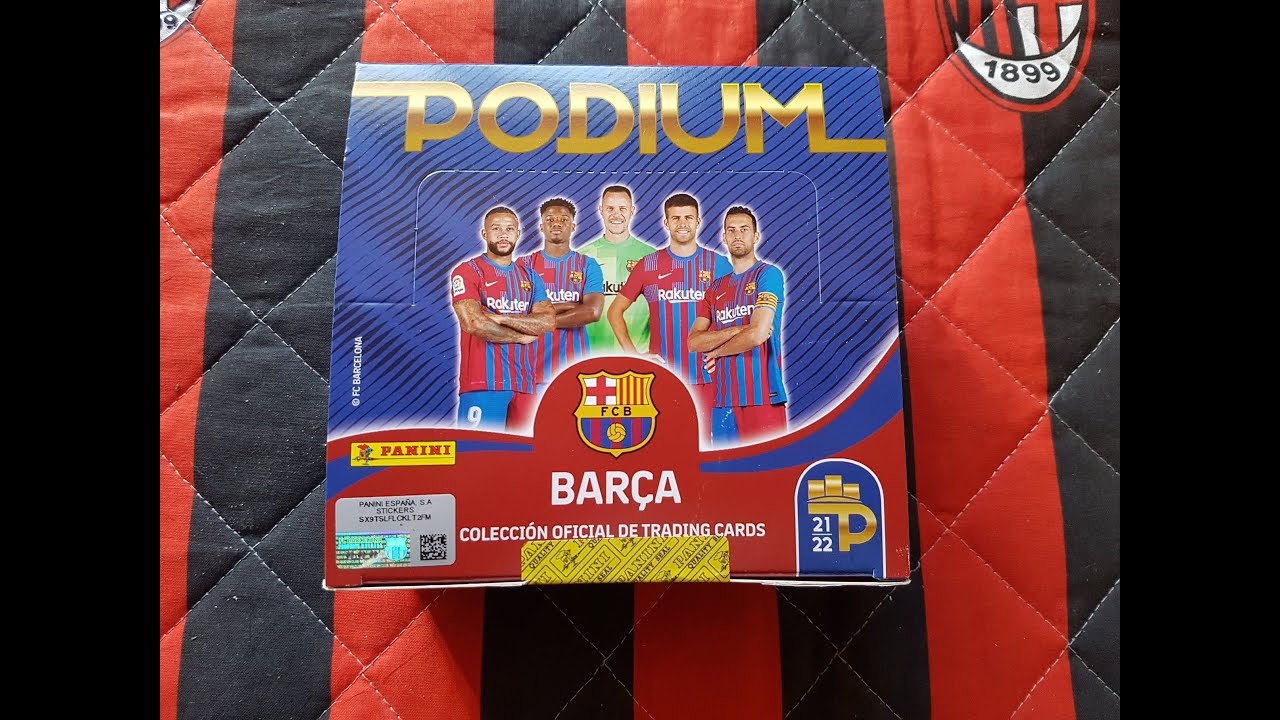 HIT!!! PANINI PODIUM FC BARCELONA 2021/22 - BOX Z SAMYMI KARTAMI BARCY - WOW ALE MEGA KARTY!!!