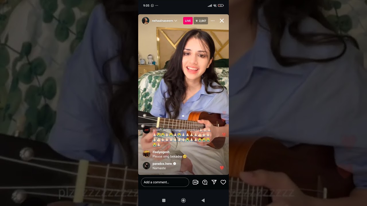 Nehaal Naseem @NehaalNaseem live Instagram 16september24 🔥❤