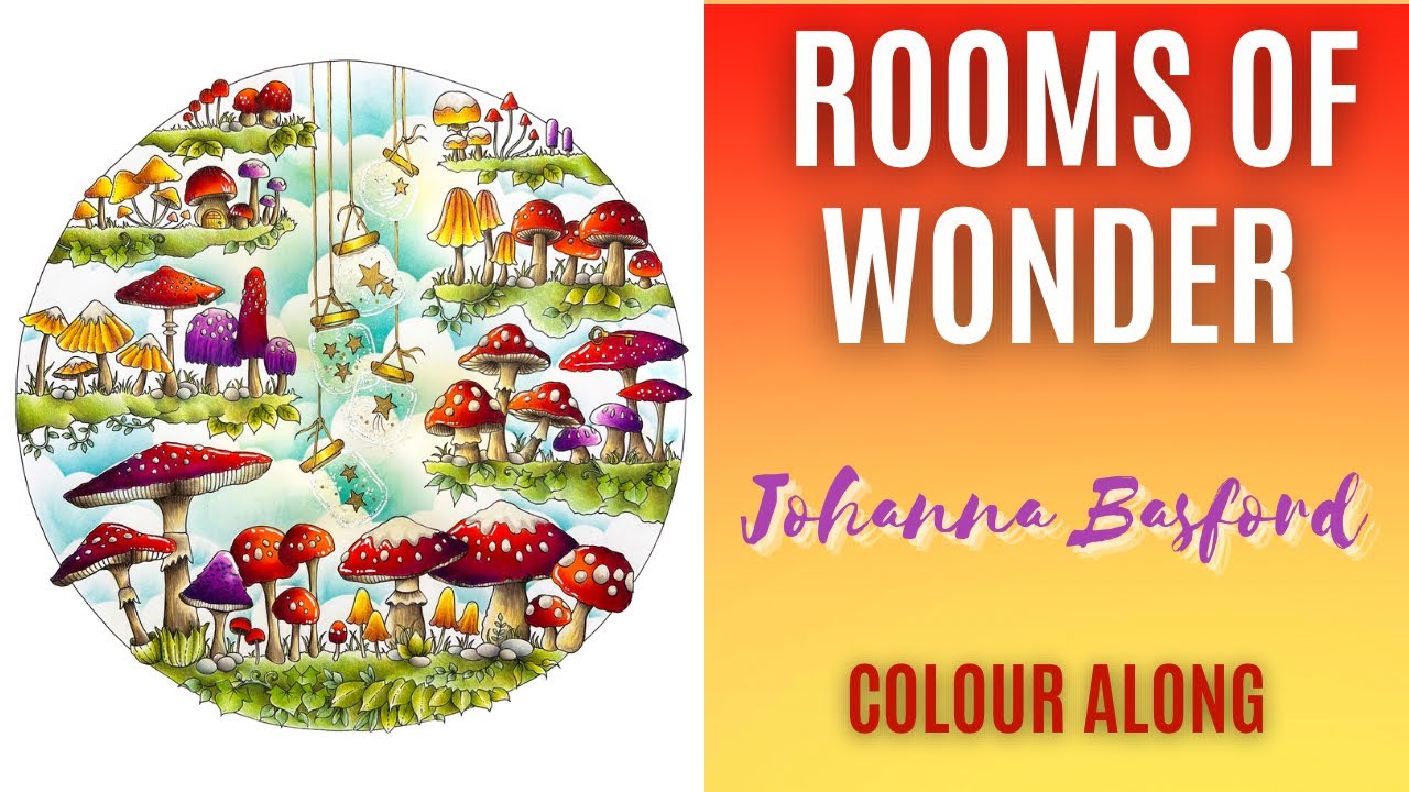 Colour Along | Rooms of Wonder by Johanna Basford