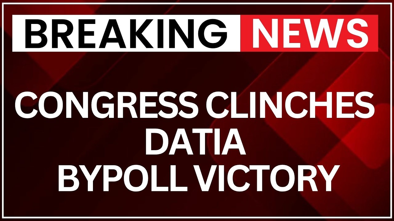 Datia Bypoll Victory: Congress' Ghanshyam Singh Wins By Over 6,000 Votes | NewsX
