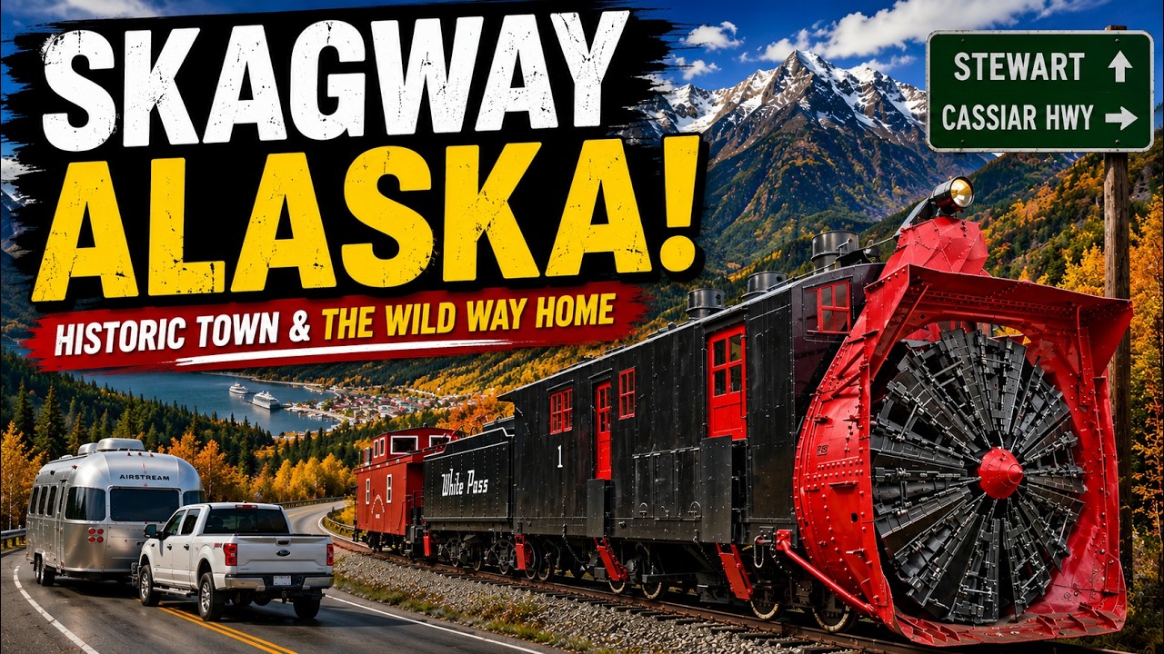 ALASKA RV Travel -- HISTORIC SKAGWAY &  the Stewart-Cassiar Highway