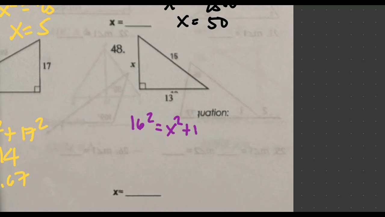GEOMETRY: (ACTUAL LESSON) ANGLES & SIDES OF TRIANGLES, INTERIOR, EXTERIOR || Jane Maciejewski