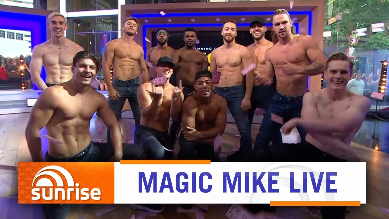 Channing Tatum's 'Magic Mike Live' show performance (Live on Sunrise 2019) | 7NEWS Australia