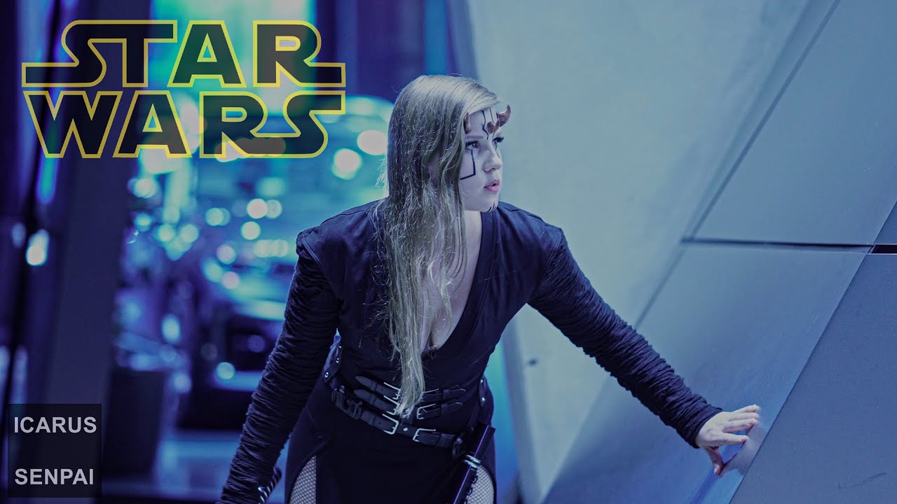 ZABRAK COSPLAY VIDEO, short Star Wars film project at the night
