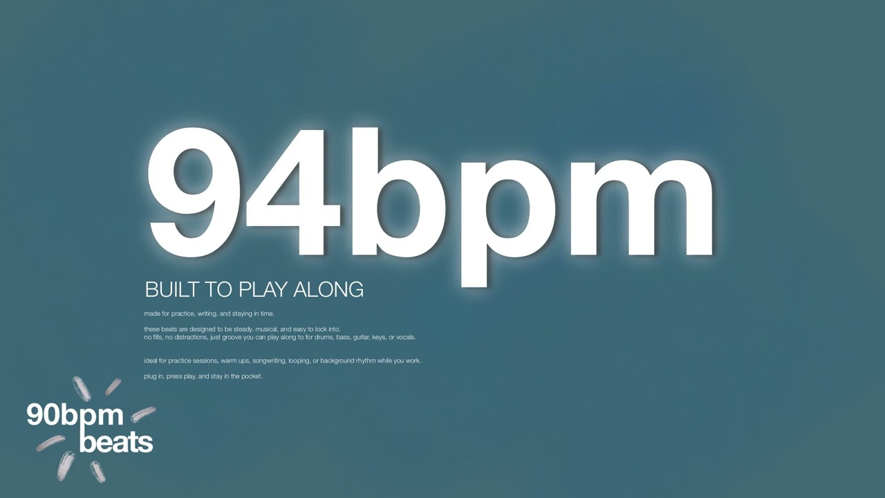 94bpm A Hip Hop Drum Loop Practice