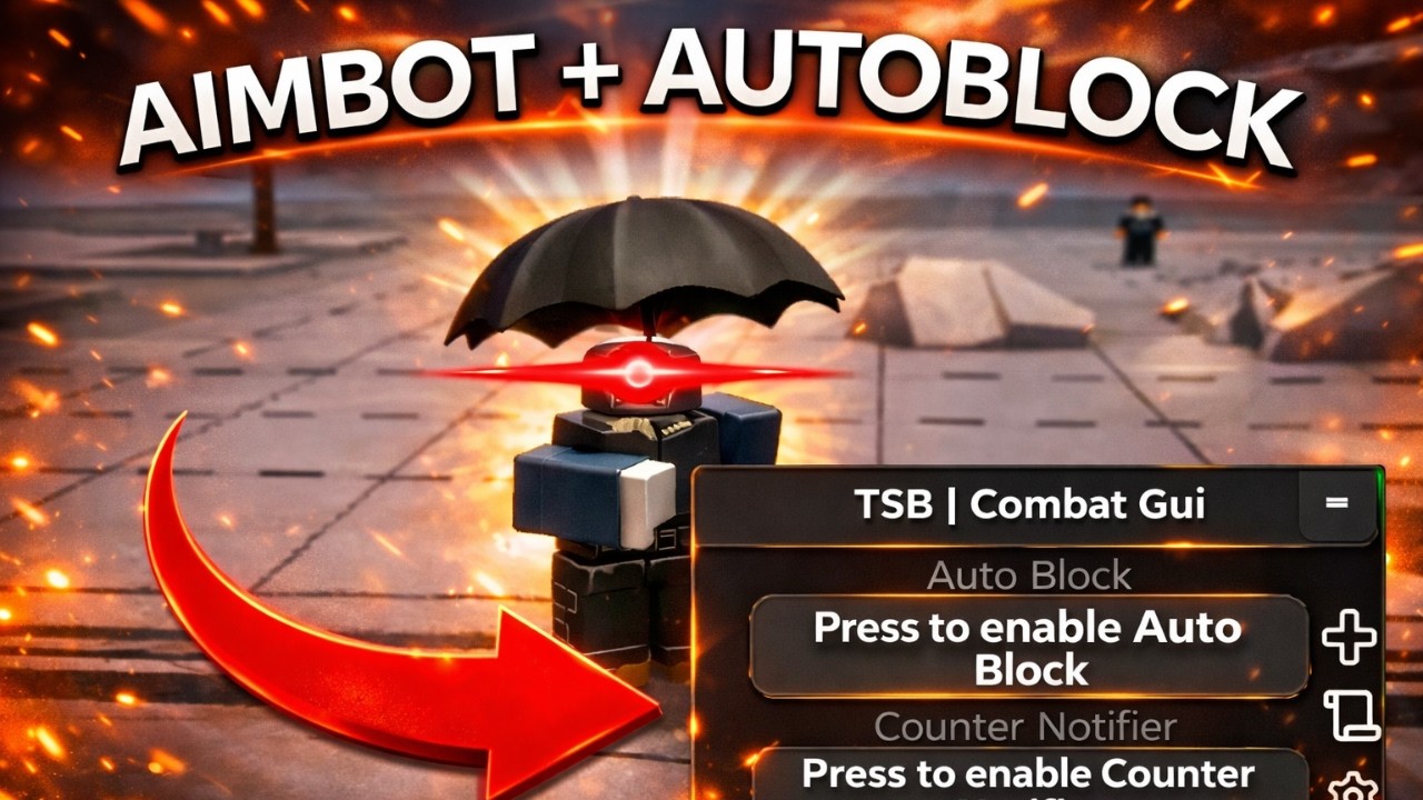 AIMBOT &bull; SCRIPT -TSB THE STRONGEST BATTLEGROUNDS