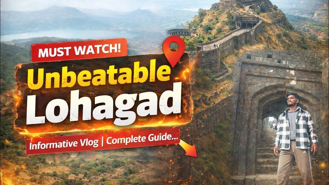 Lohagad Fort Trek Guide | Route, History, Water System & 4 Doors Explained 🤯⛰️