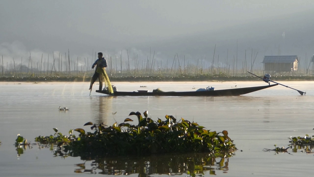 Einbeinruderer auf dem Inle-See