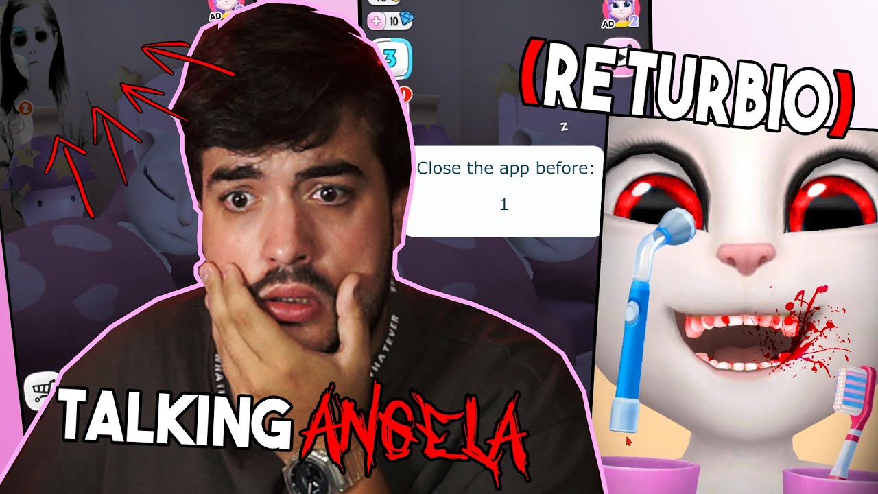 Descargué LA APP TALKING ANGELA y NO ES PARA NADA INOCENTE...