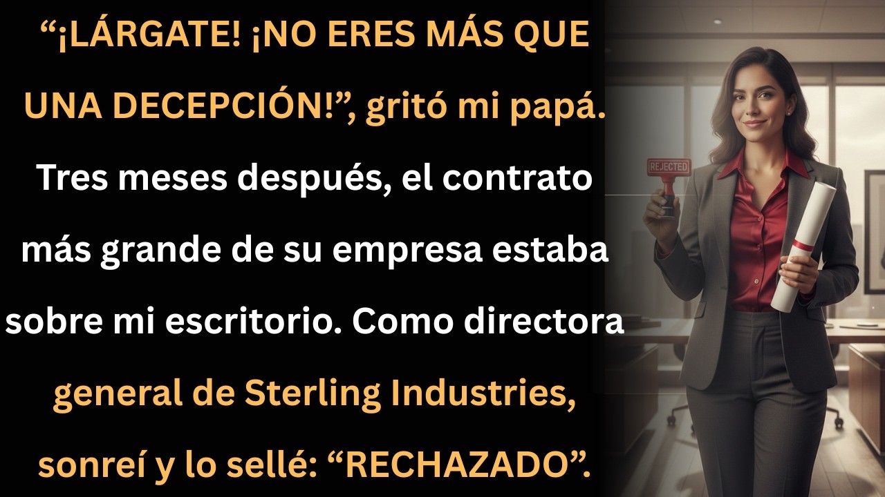 Me echaron por inútil… tres meses después, yo rechazé el contrato más grande de su empresa.