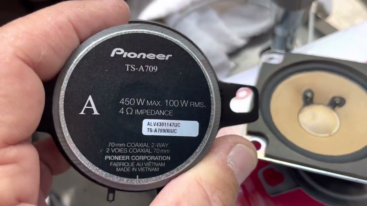 Pioneer TS-A709 Dash speakers for Nissan Frontier