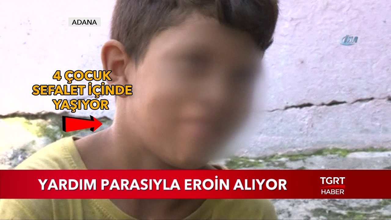 Yardım Parasıyla Eroin Alıyor