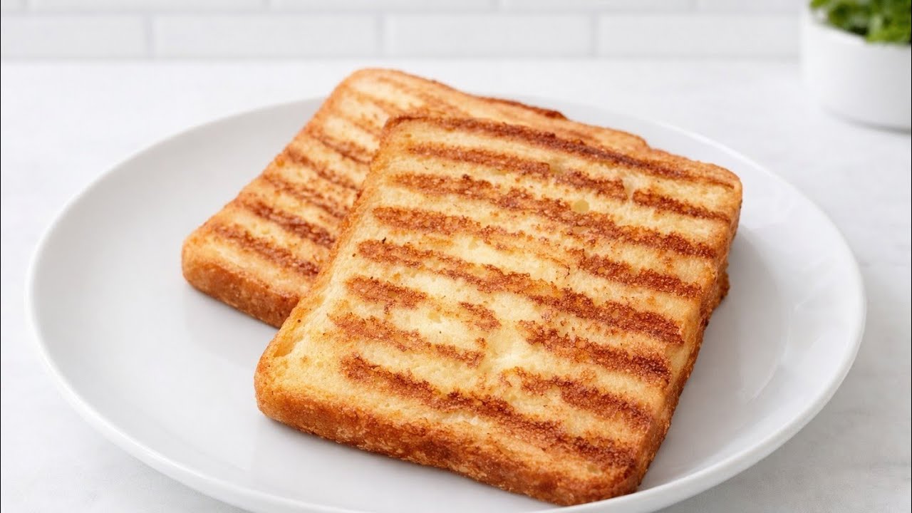 How to make grilled french toast! Simple Soft and super delicious French toast easy recipe!