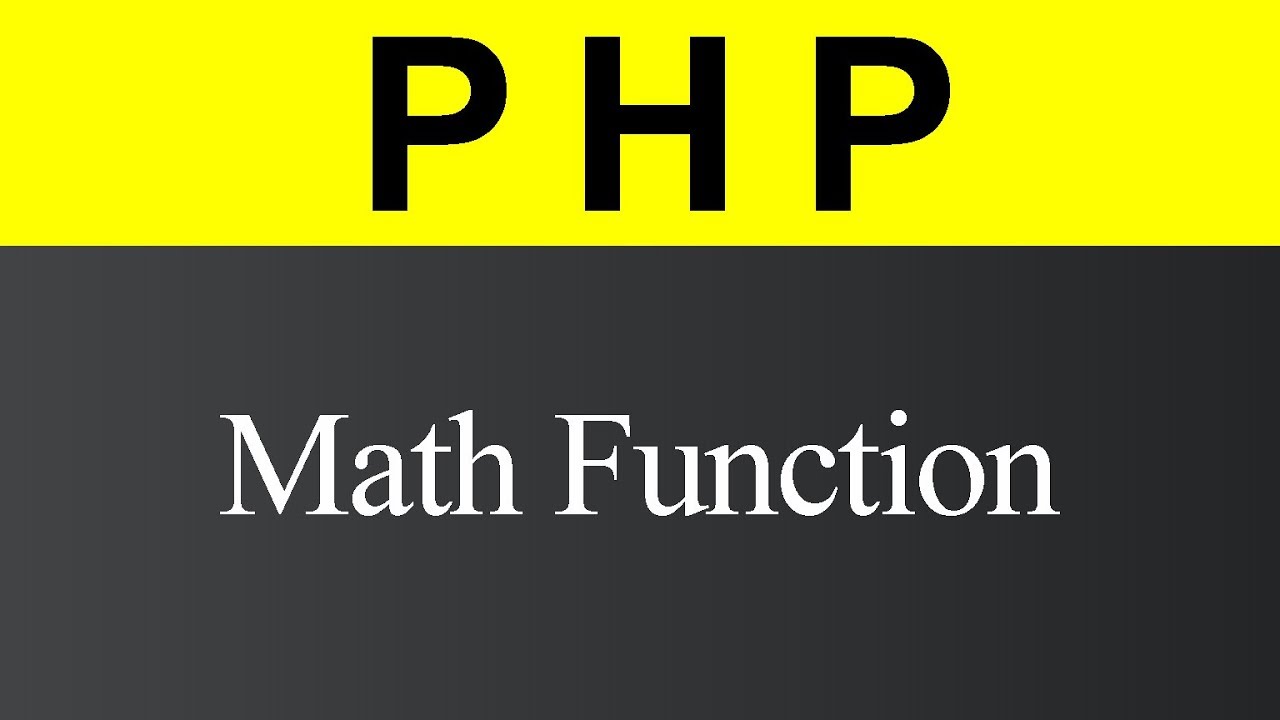 Math Function in PHP (Hindi)