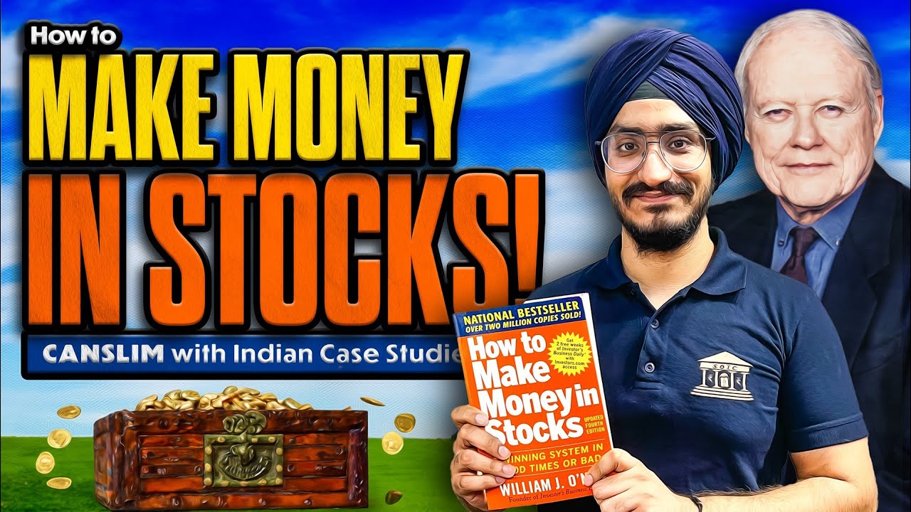 How to make money in stocks in India by following CANSLIM! 🤫💰