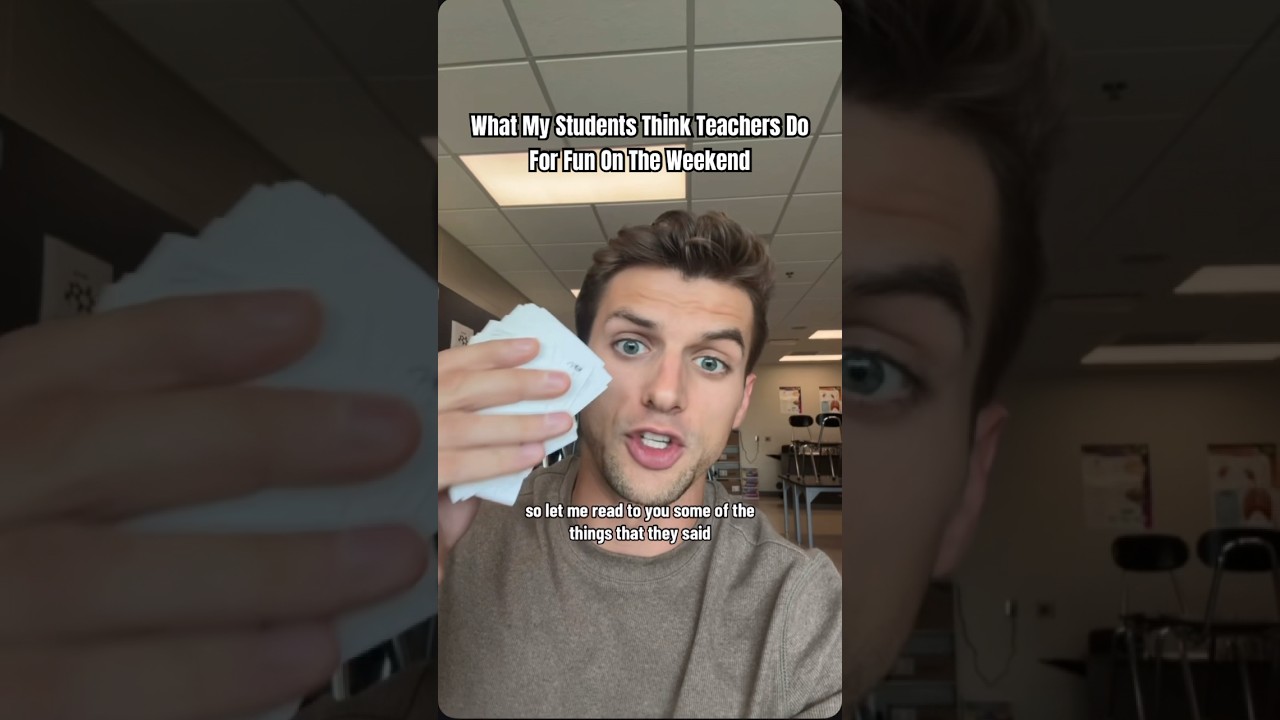 Что, по мнению моих учеников, учителя делают для развлечения на выходных #учителянаyoutube #учитель