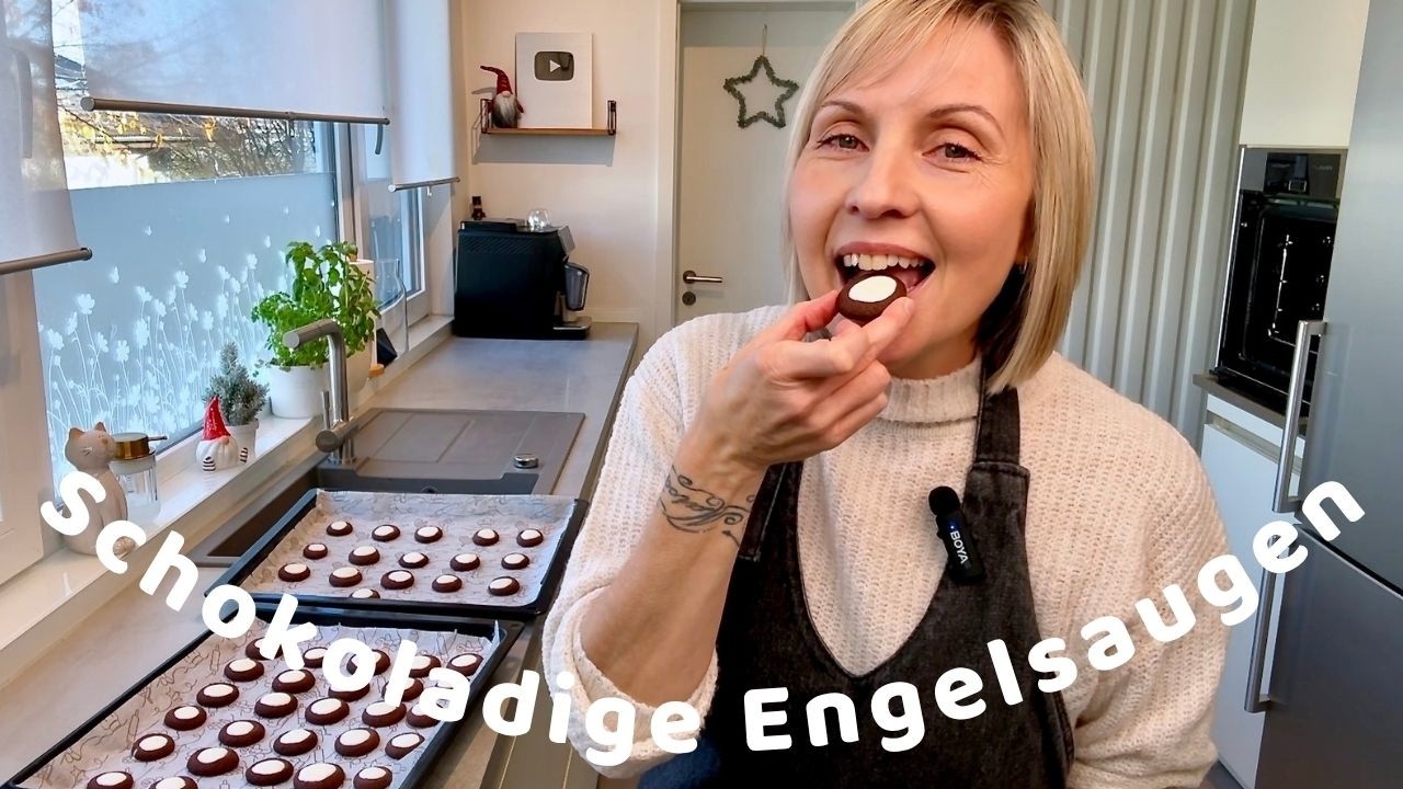 ✨ Schokoladige ENGELSAUGEN 🎄🎅🏻 - Plätzchen schnell & einfach - Thermomix® TM5/TM6/TM7