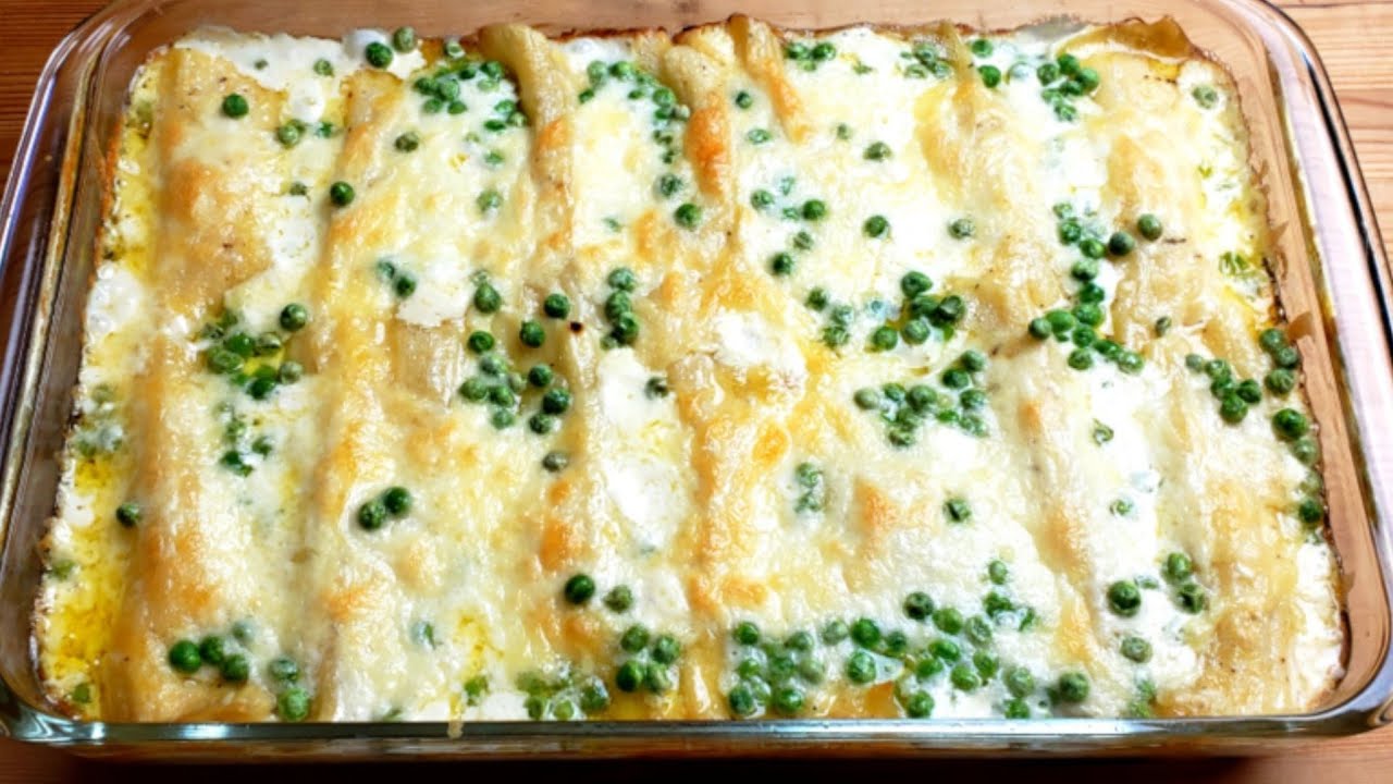 Легкая вкусная куриная запеканка Маникотти