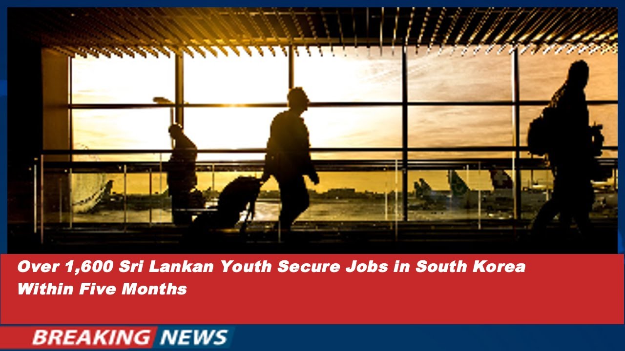 Over 1,600 Sri Lankan Youth Secure Jobs in South Korea