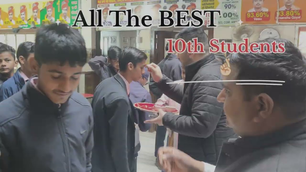 Best of Luck 10th RBSE STUDENTS